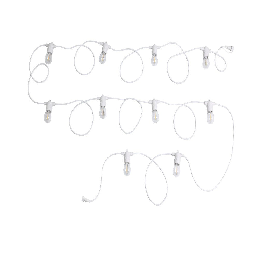 Buy Festoon Lights Australia Festoon 10 Lights 12V L8000mm White Plastic RGB - 205975