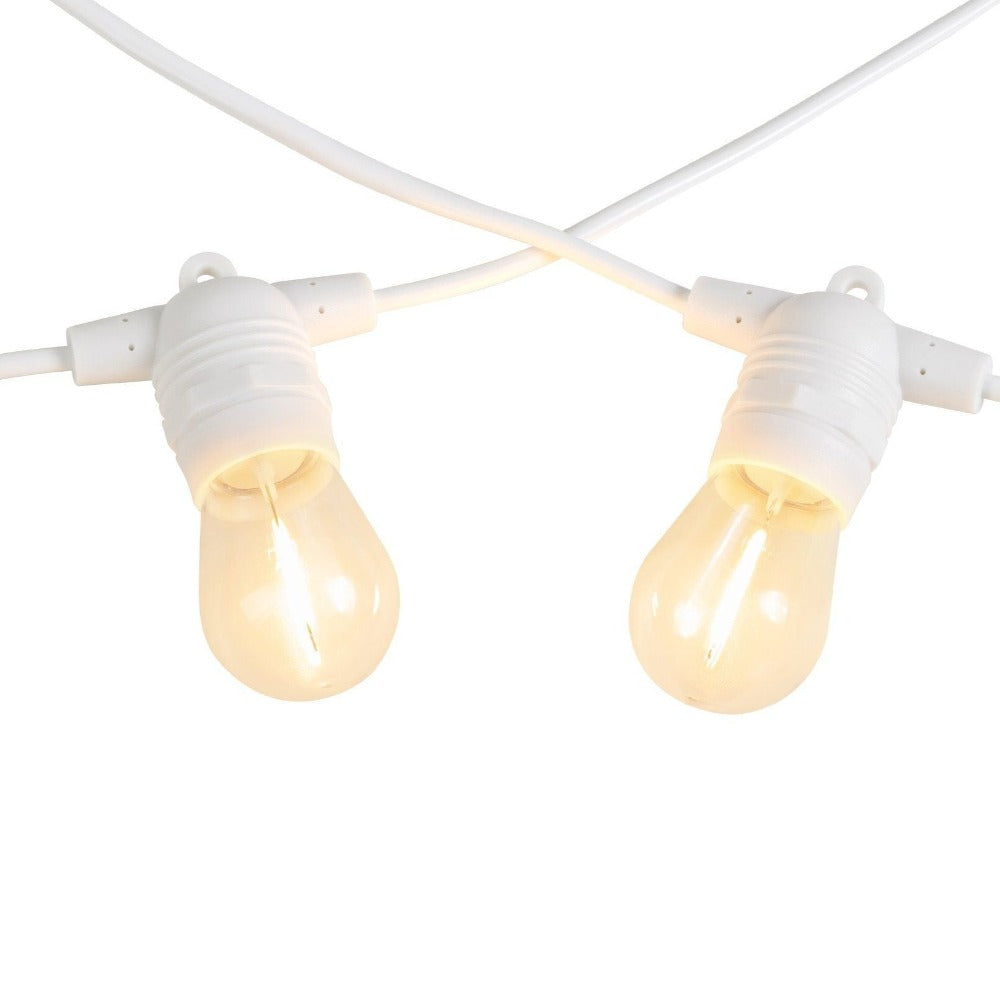 Buy Festoon Lights Australia Festoon 10 Lights 12V L8000mm White Plastic RGB - 205975