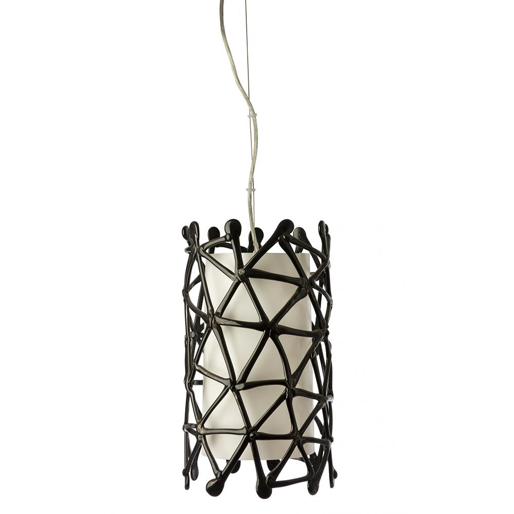 Fiorentino Lighting - AFRIKA 1 Light Pendant Black and White