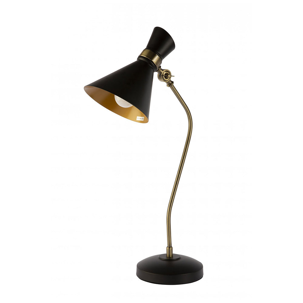 Buy Table Lamps Australia Fiorentino Lighting - VOLTA 1 Light Table Lamp Black, Bronze