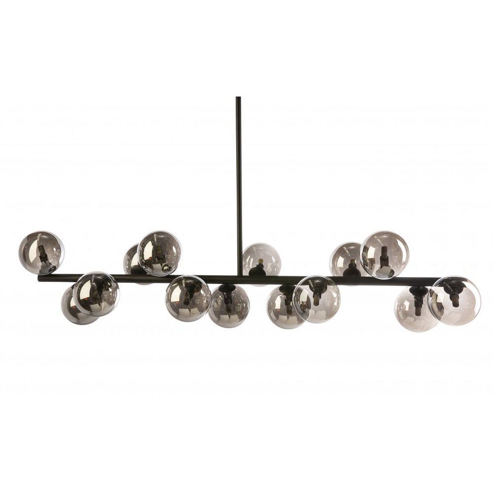 Buy Island Pendant Lights Australia Fiorentino Lighting - PASADENA 14 Light Pendant Black