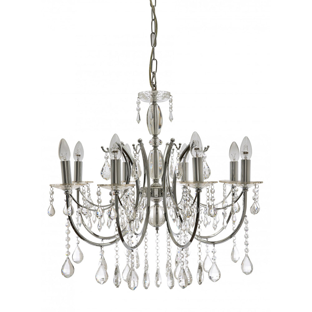 Buy Chandeliers Australia Fiorentino Lighting - CELINE 8 Light Crystal Pendant