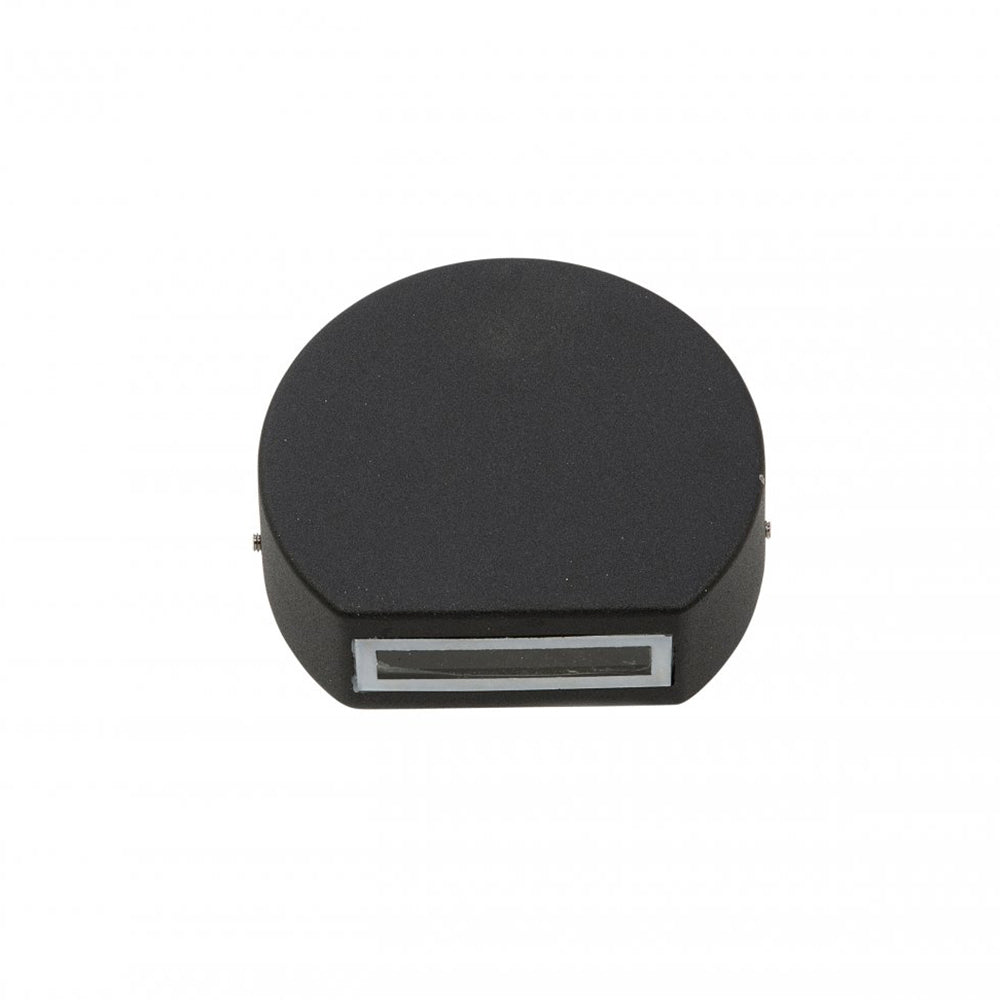 Buy Exterior Wall Lights Australia Fiorentino Lighting - SUDA 1 Light LED Wall Light Black