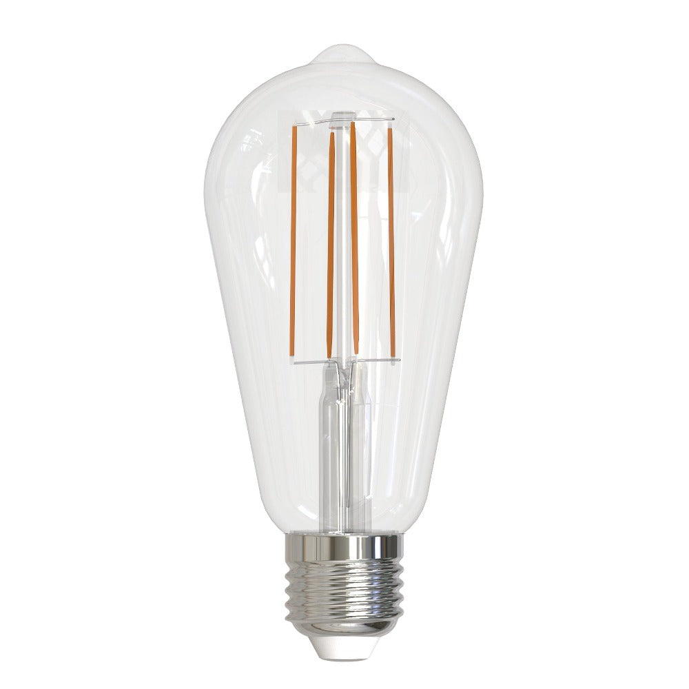 Buy LED Filament Globes Australia Bulb ST64 LED Filament Globe ES 240V 7.5W Clear 5000K - 205964