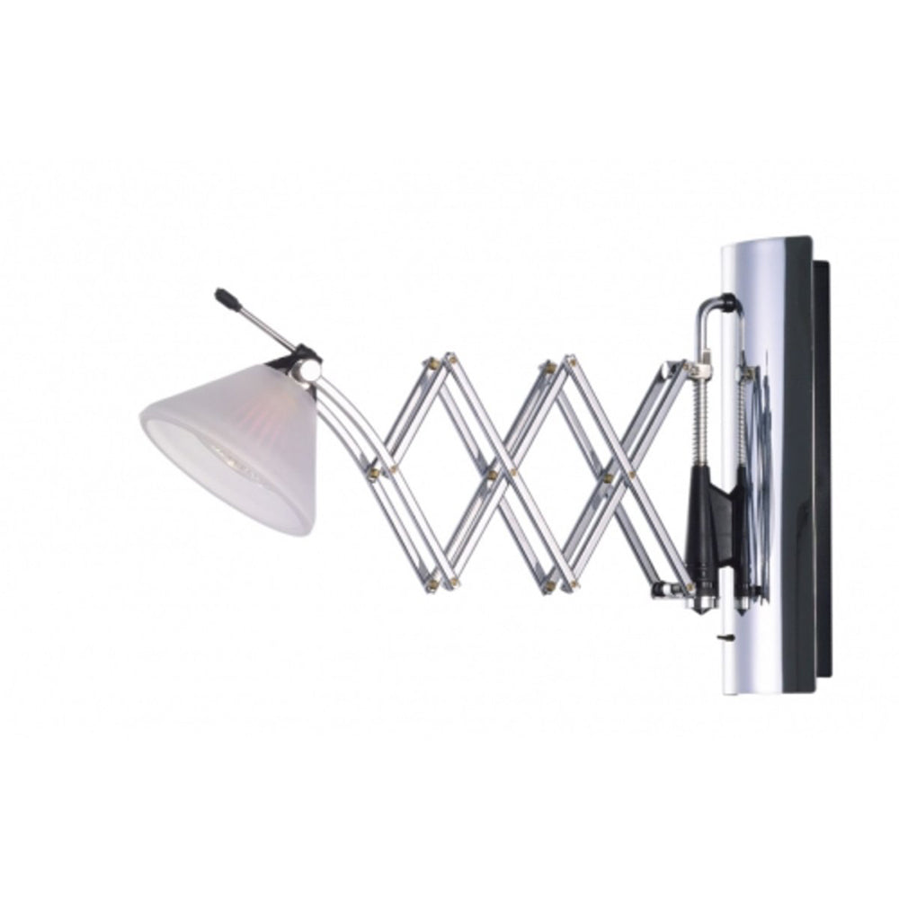 Buy Wall Sconce Australia Fiorentino Lighting - TEPEE 1 Light Wall Light Chrome Extendable