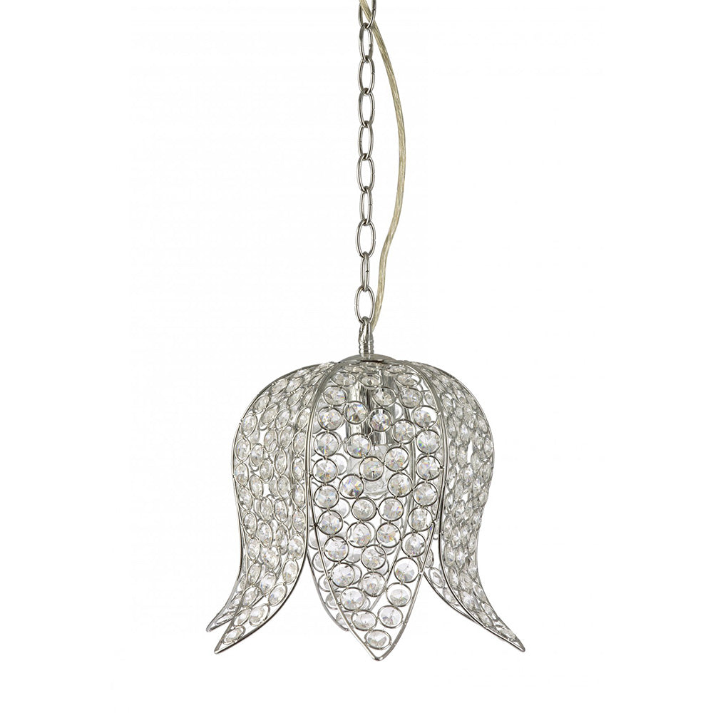 Buy Pendant Lights Australia Fiorentino Lighting - VERDI 1 Light Crystal Pendant 270mm