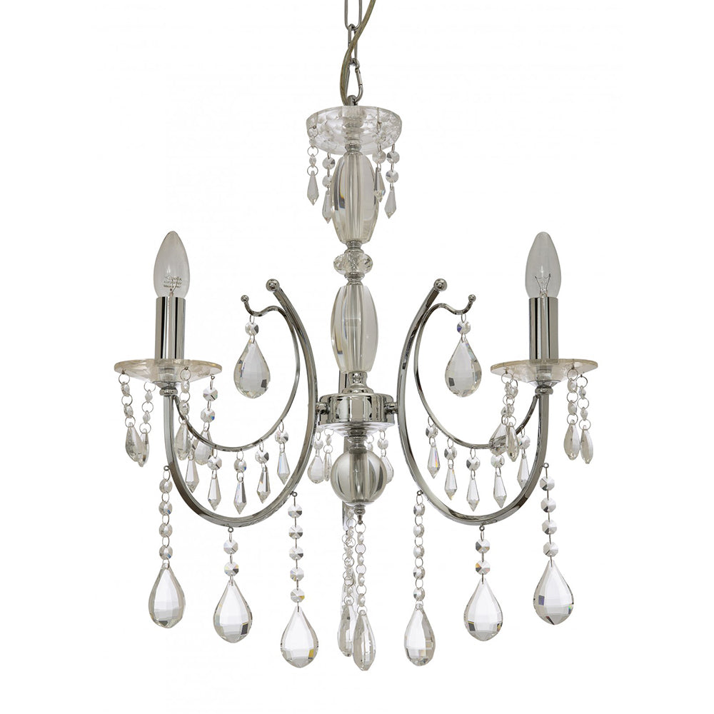 Buy Chandeliers Australia Fiorentino Lighting - CELINE 3 Light Crystal Pendant