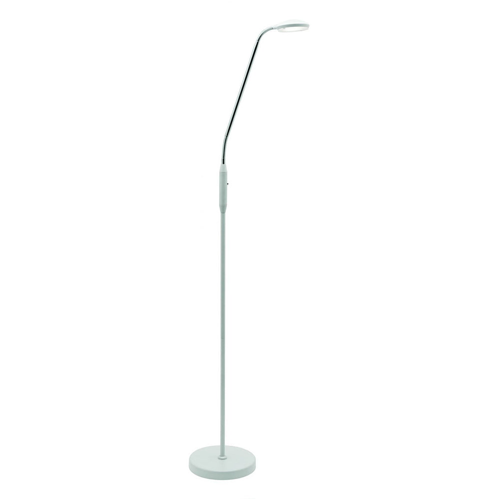 Dylan 6W LED Floor Lamp White - A19421WHT