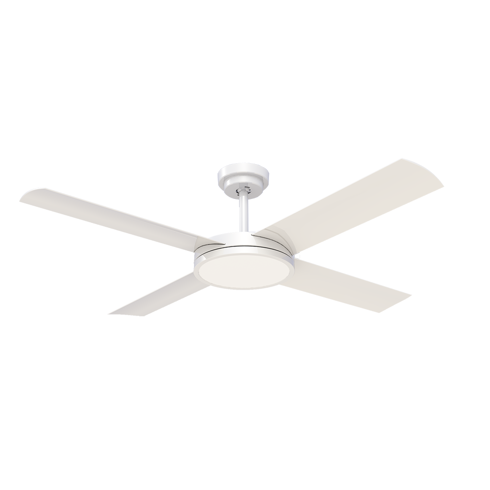 Revolution 3 AC Ceiling Fan 52" with LED White Blades - A3183