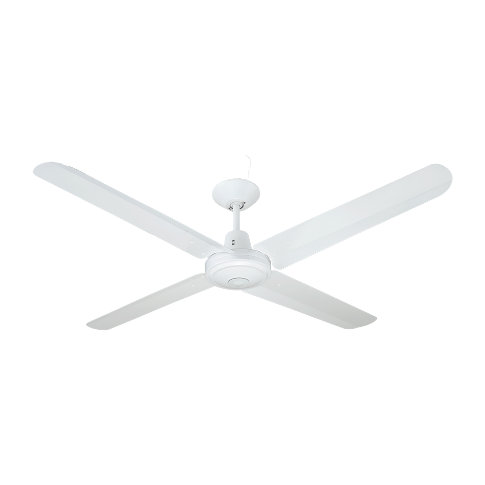 Buy AC Ceiling Fans Australia Typhoon AC Ceiling Fan 52" White Blades - A3410