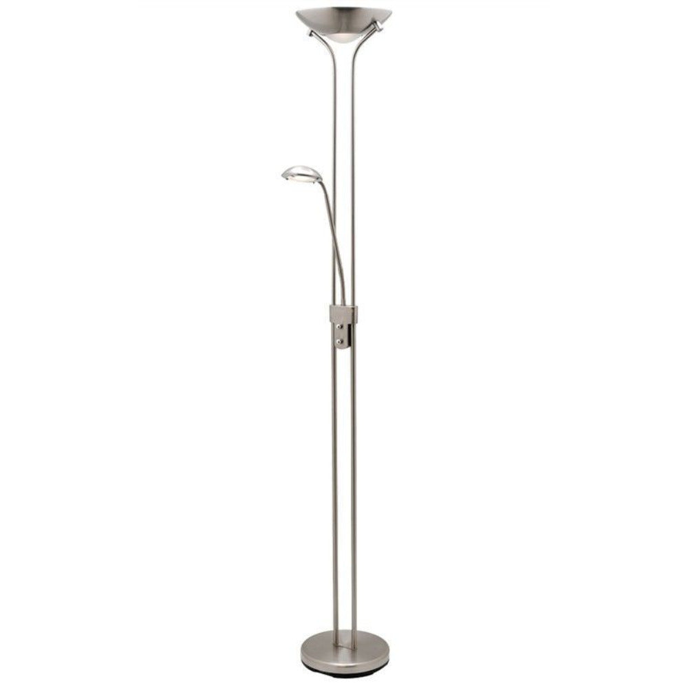 Buckley Mother & Child Floor Lamps Brushed Chrome - A42722