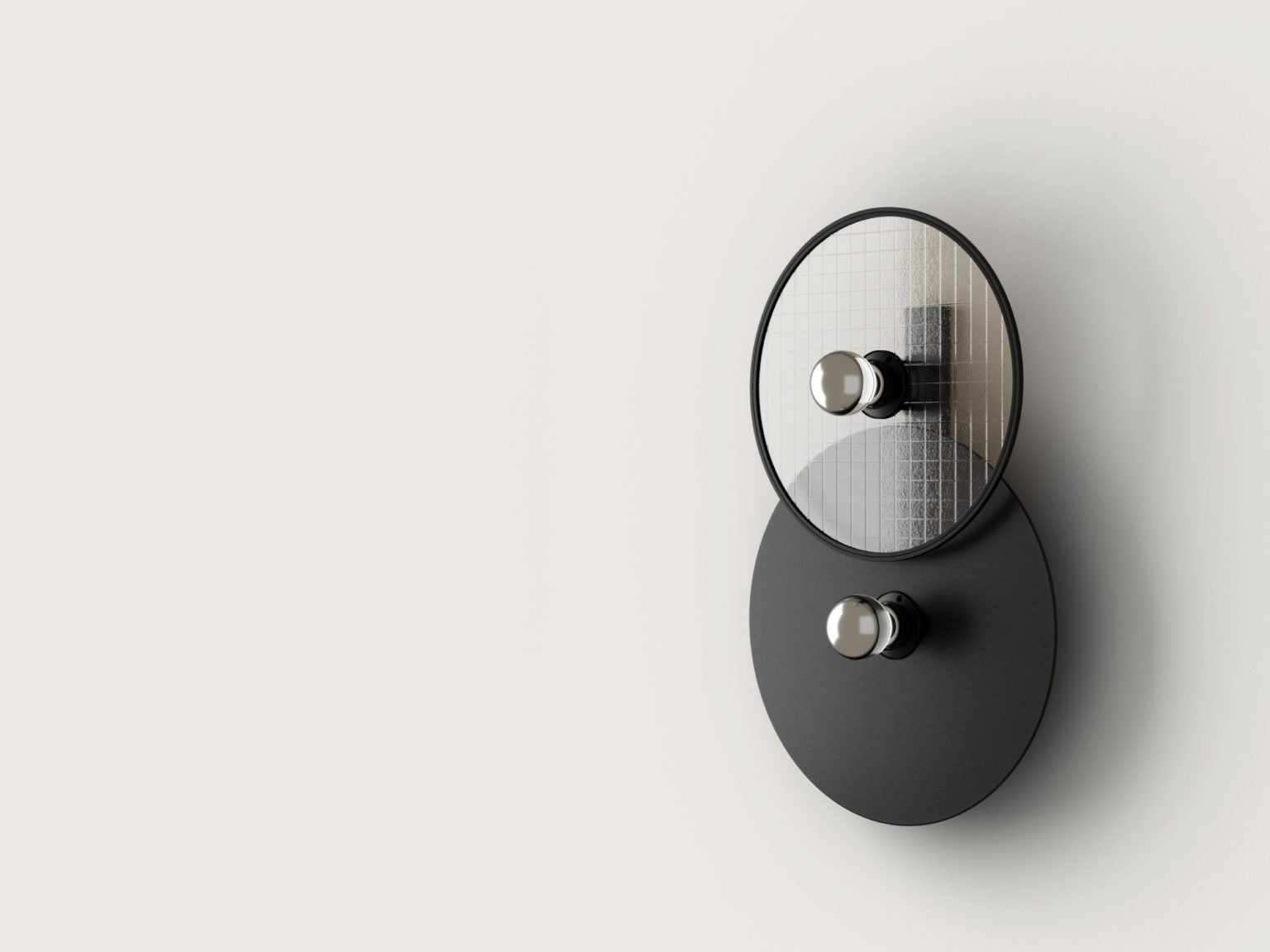 Abby 2 Light Wall Light Matte Black or Matt Brass