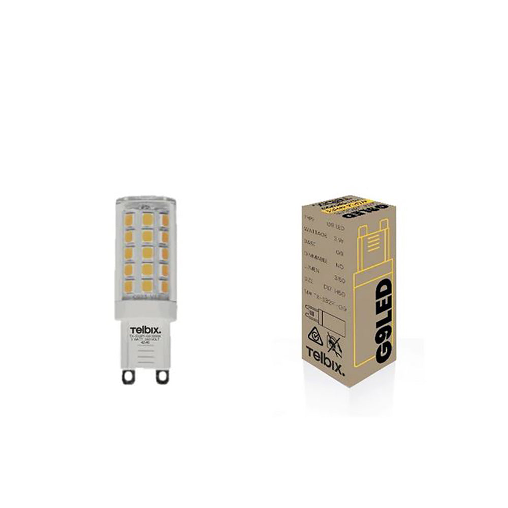 Buy LED Globes Australia LED Globe G9 240V 3W White Polycarbonate 3000K - G G93W32-830