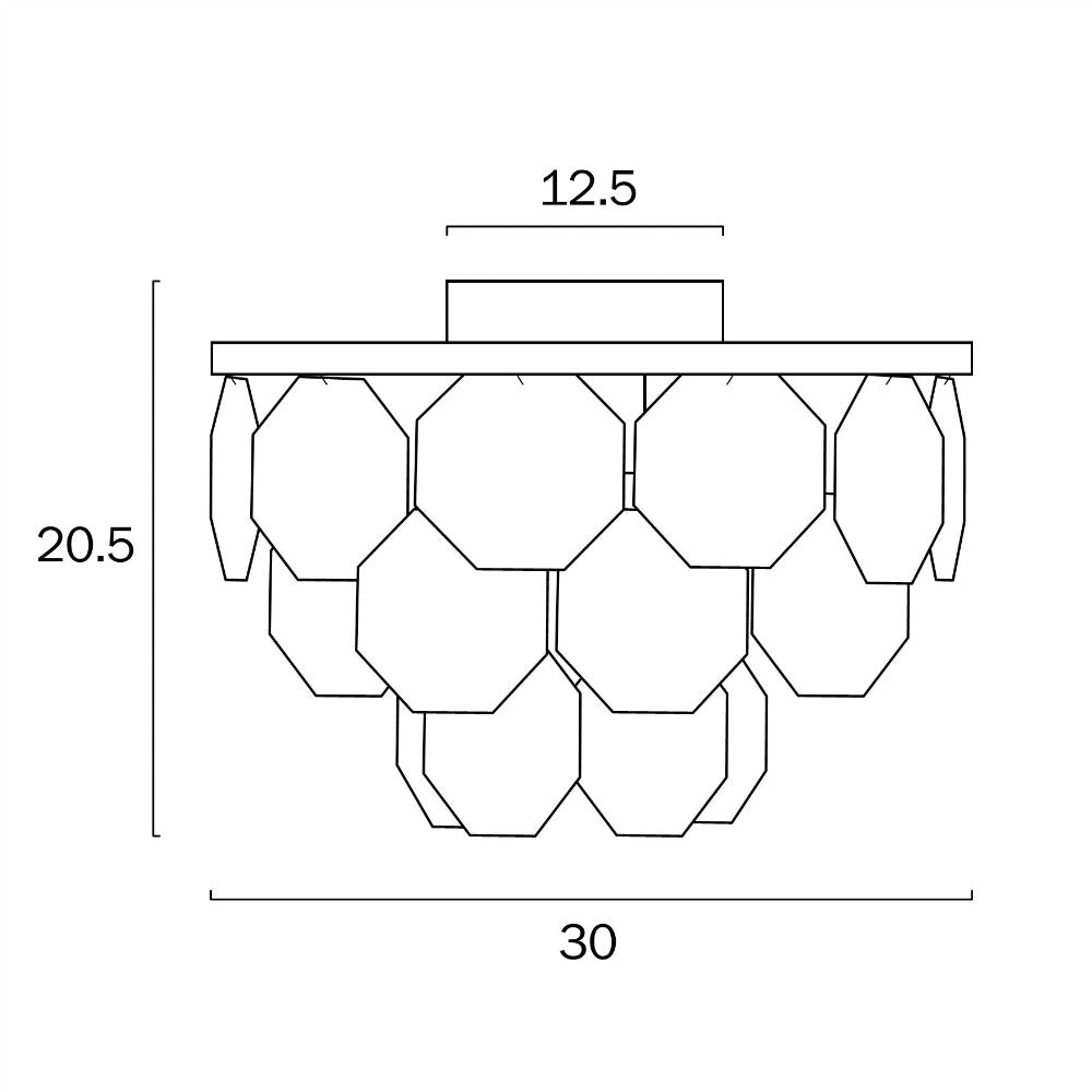 Buy DIY Batten Fix Lights Australia Alison DIY Batten Fix Light Antique Gold Metal - ALISON BF30-AG