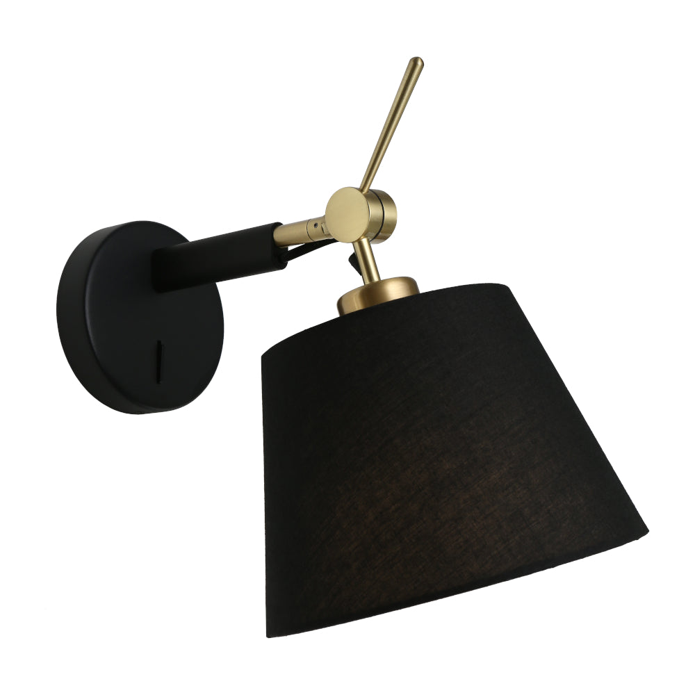 Alsta Small Swing Arm Wall Light Black - ALST1WSML