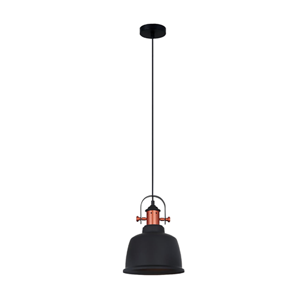 Alta 1 Light Pendant Black With Copper Hightlights - ALTA2