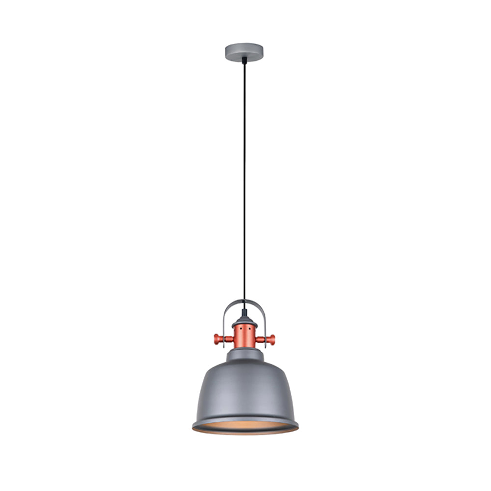 Buy Pendant Lights Australia Alta 1 Light Pendant Grey With Copper Hightlights - ALTA3