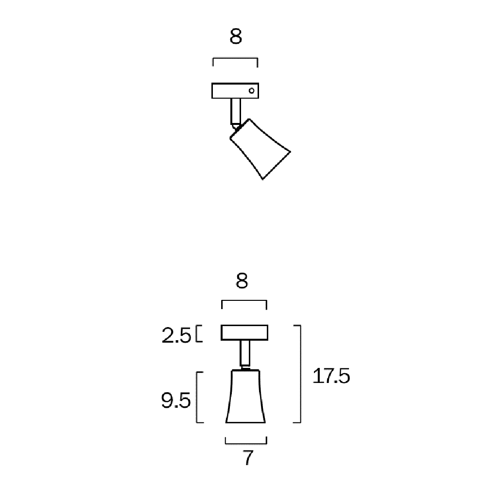 Buy Spotlights Australia Alvey Spotlight Black Iron - ALVEY SP1-BK