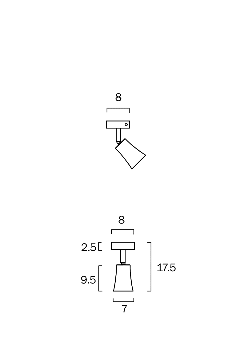 Buy Spotlights Australia Alvey 1 Light Spotlight White ALVEY SP1-WH