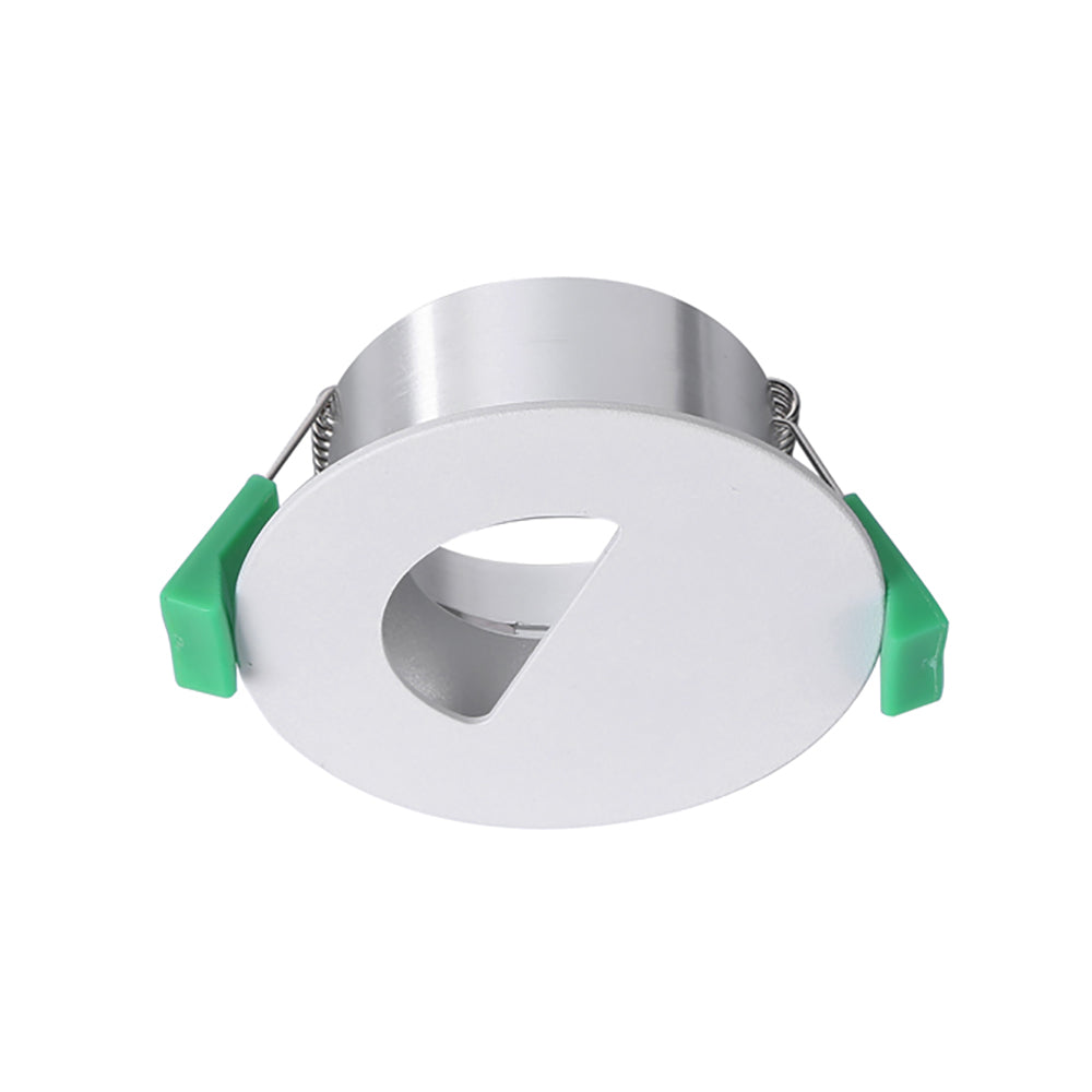 Buy Downlight Frames Australia ARC White Downlight Frame Round Fixed Semi Circular 70mm - ARC5