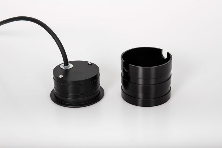 Rise Round Narrow Step Light 3W 3000K Black - ARCO RISE/R/NARROW/BLACK