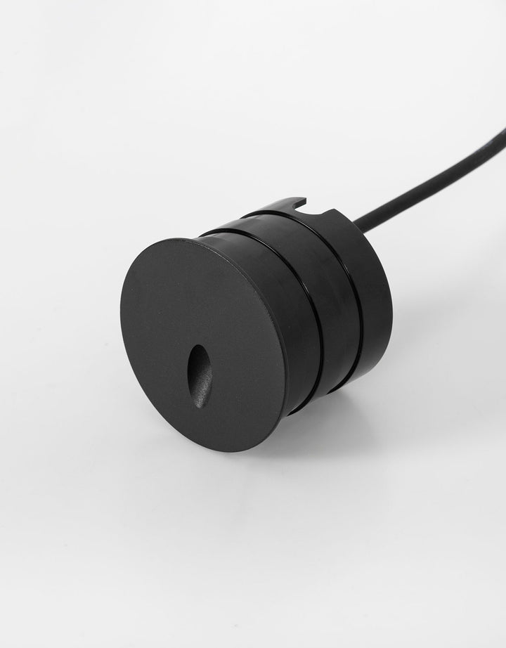 Rise Round Narrow Step Light 3W 3000K Black - ARCO RISE/R/NARROW/BLACK