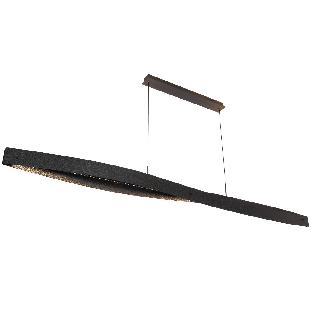 Arezzo 2400mm LED Pendant Light Black - AREZZO PE240-BK
