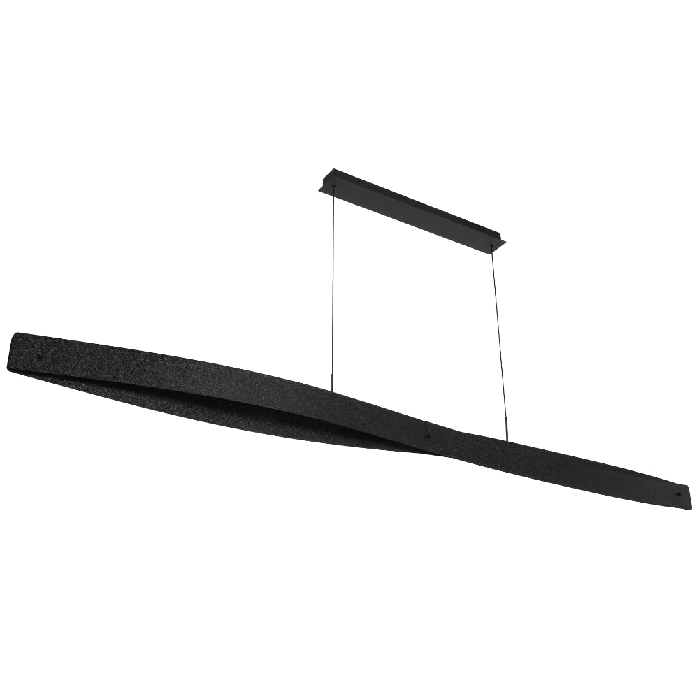 Arezzo 2400mm LED Pendant Light Black - AREZZO PE240-BK