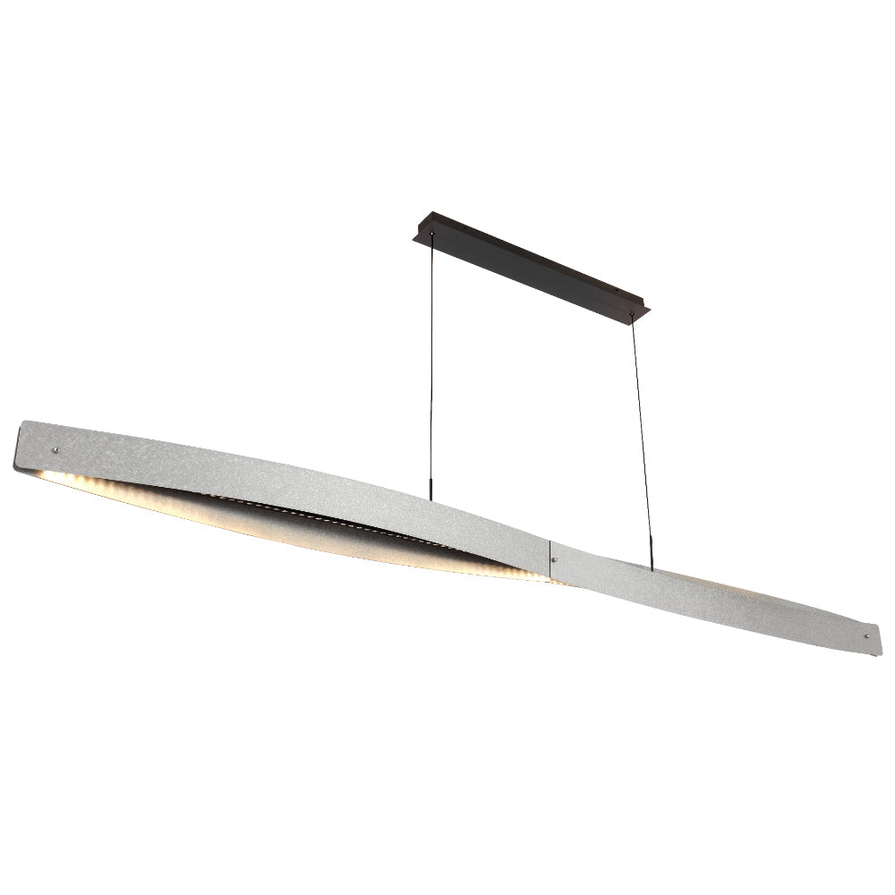 Arezzo 2400mm LED Pendant Light Silver - AREZZO PE240-SL