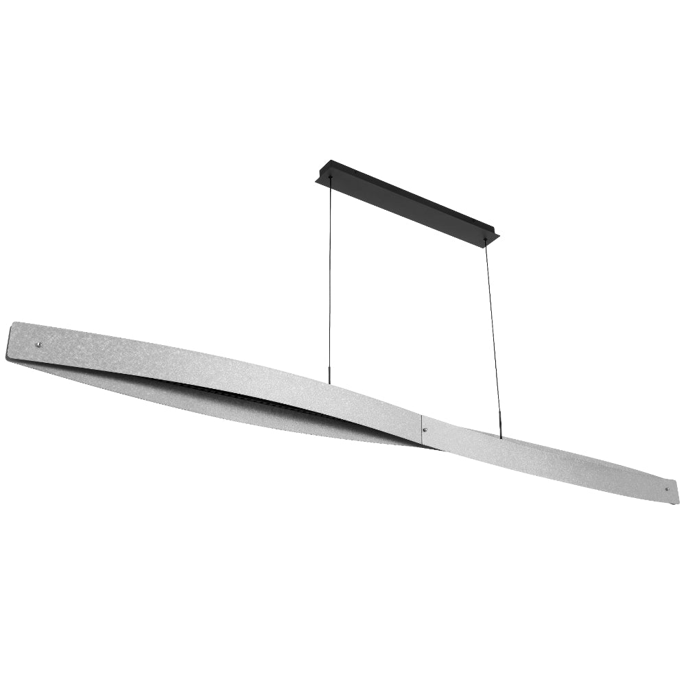 Arezzo 2400mm LED Pendant Light Silver - AREZZO PE240-SL