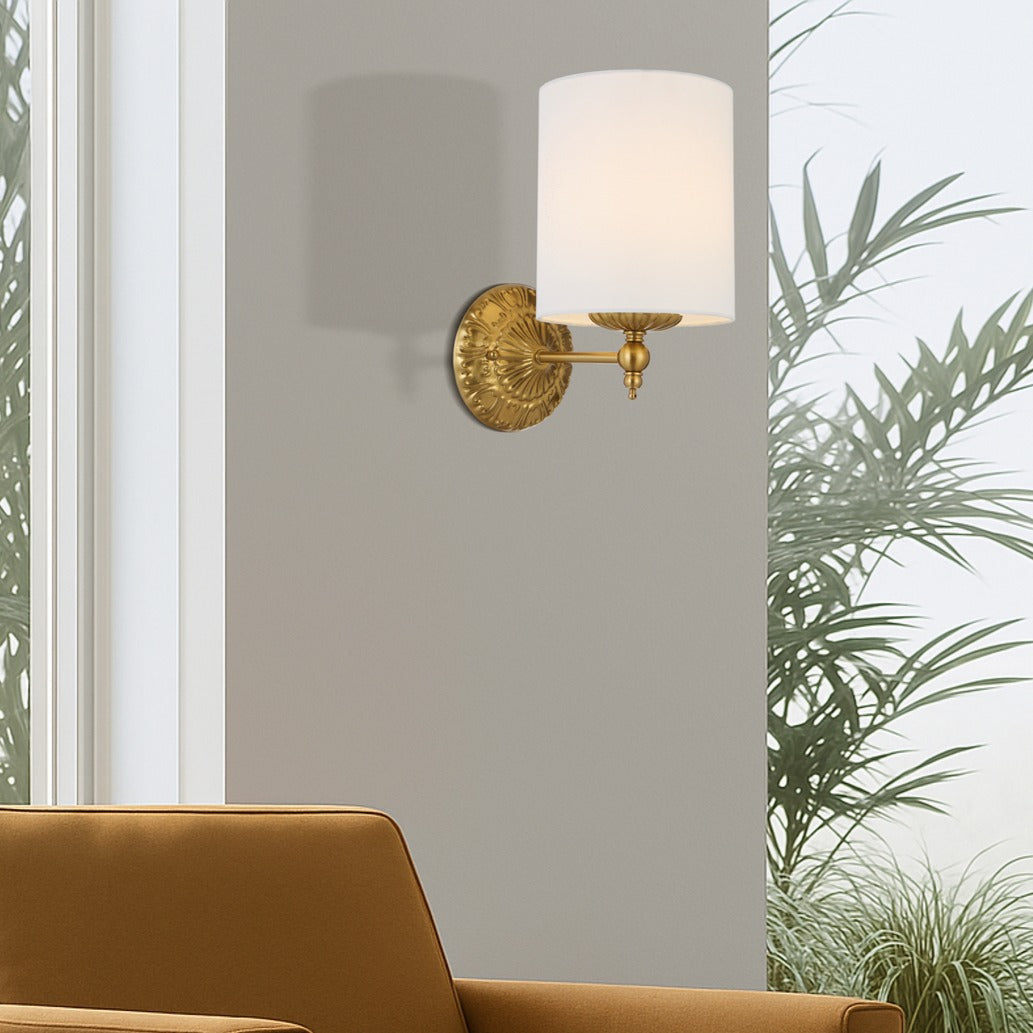 Argos Wall Light Antique Gold & Ivory - ARGOS WB-AGIV