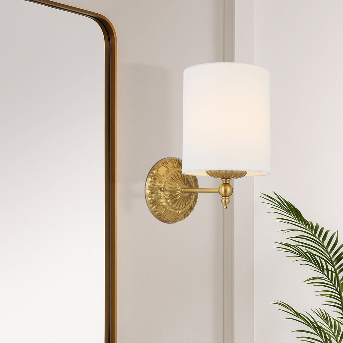 Argos Wall Light Antique Gold & Ivory - ARGOS WB-AGIV