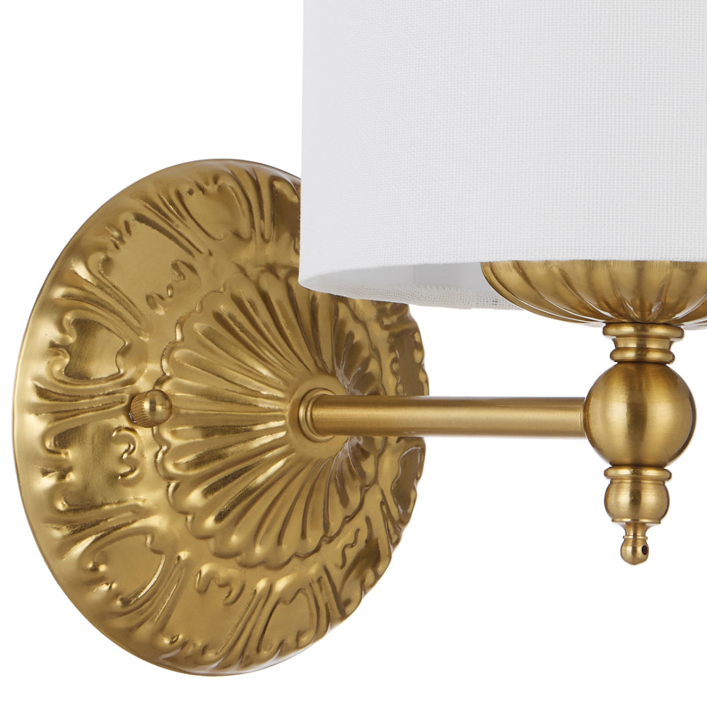 Argos Wall Light Antique Gold & Ivory - ARGOS WB-AGIV