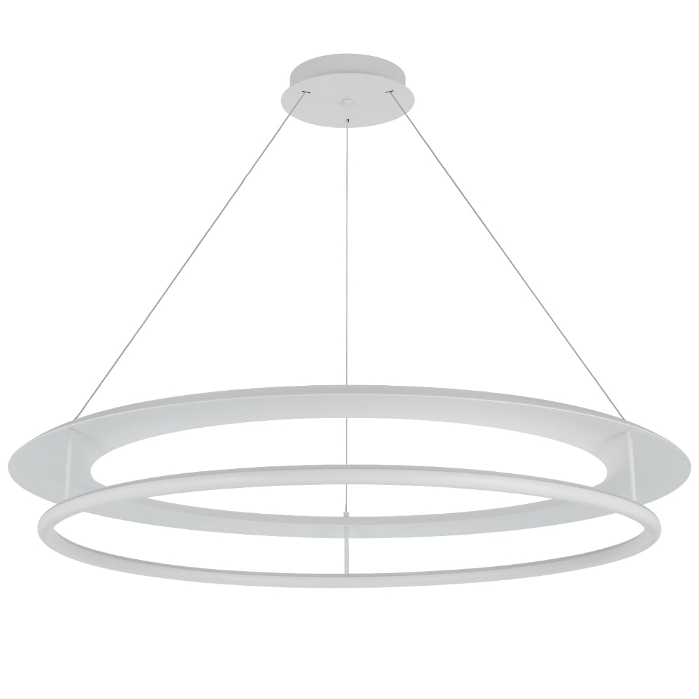 Ariva LED 1060mm Pendant Light 46W Tri Colour White - ARIVA PE106-WH