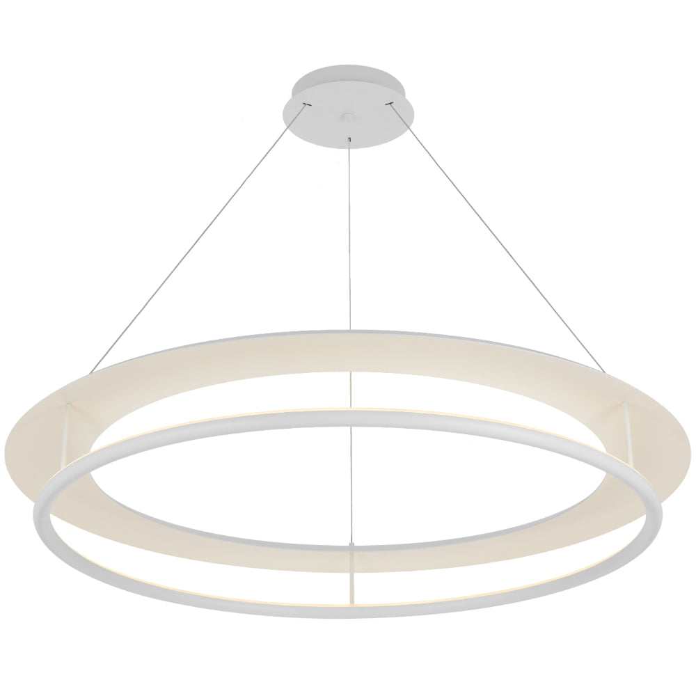 Ariva LED 1060mm Pendant Light 46W Tri Colour White - ARIVA PE106-WH