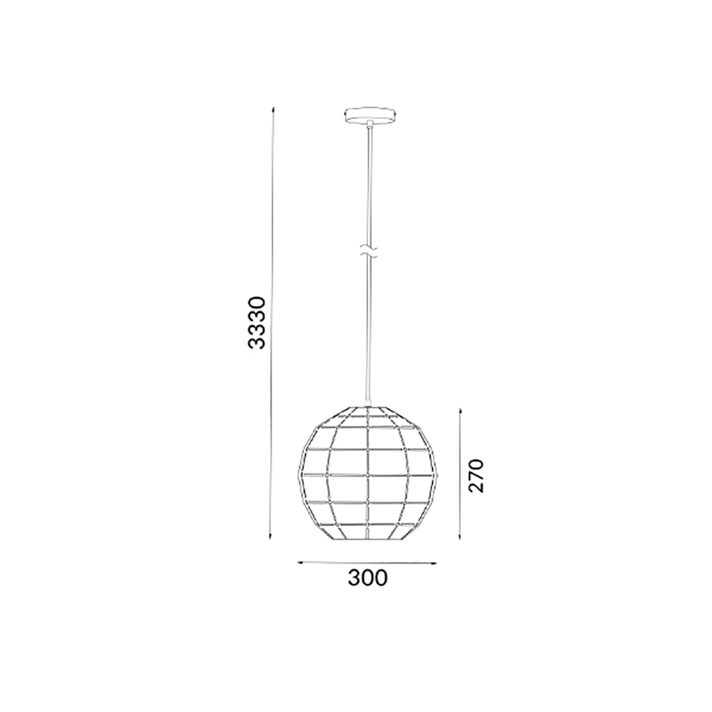 Buy Pendant Lights Australia Armis 1 Light Pendant Coffee  Tiled Wine Glass Shape - ARMIS3