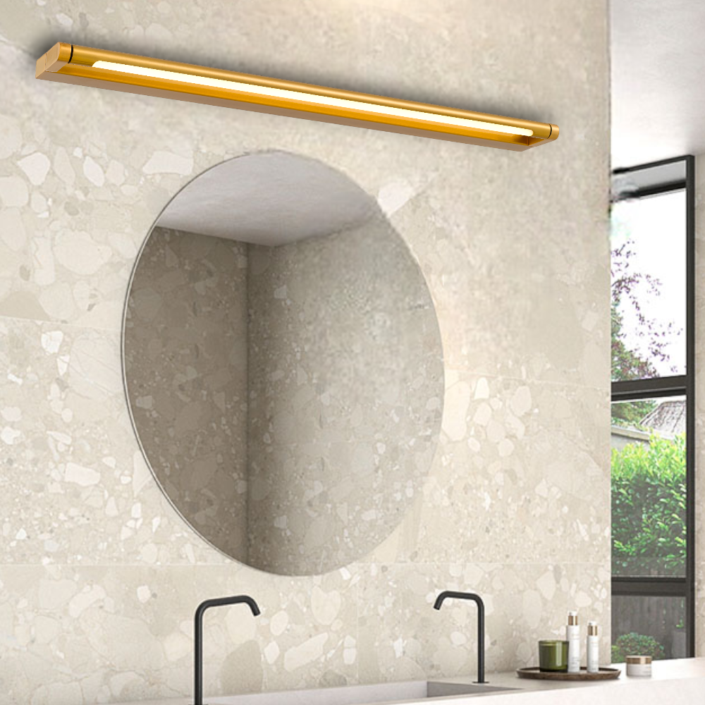 Buy Bathroom Vanity Lights Australia ARVIN Bathroom Vanity Light W820mm Antique Gold 3CCT - ARVIN WB80-AG3C