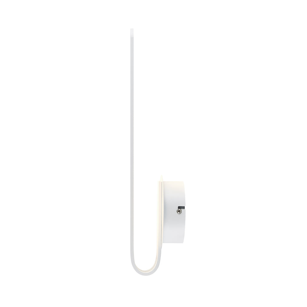 Atala Small LED Wall Light 12W 3000k White - ATALA WB40-WH