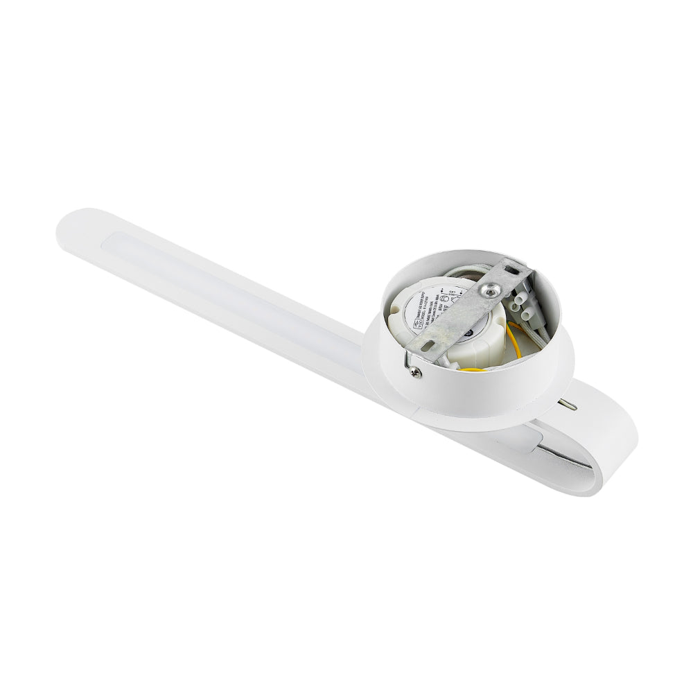 Atala Small LED Wall Light 12W 3000k White - ATALA WB40-WH