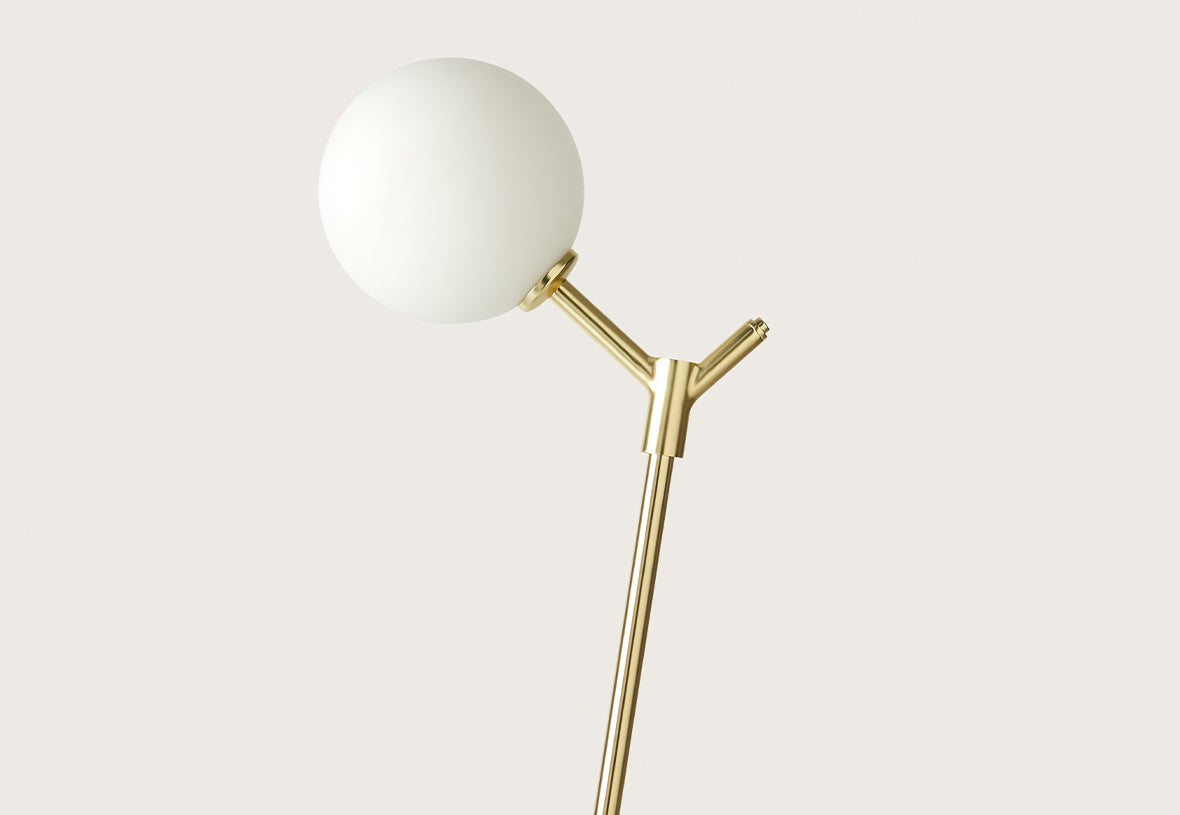 Atom Table Lamp 5W 2700K Matt Black or Matt Brass