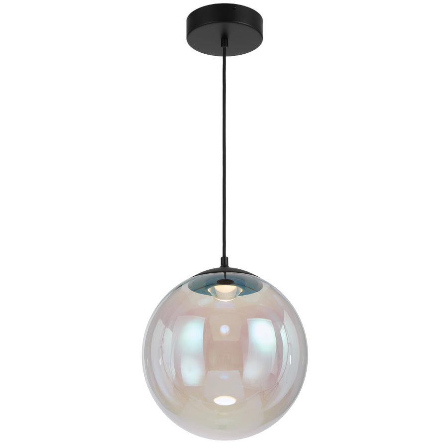 Aurora 300mm LED Pendant 12W 3000K Black - AURORA PE30-RBW