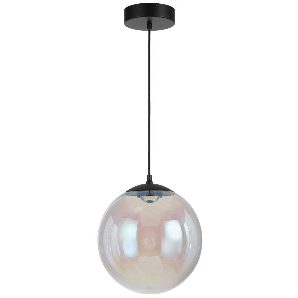 Aurora 300mm LED Pendant 12W 3000K Black - AURORA PE30-RBW