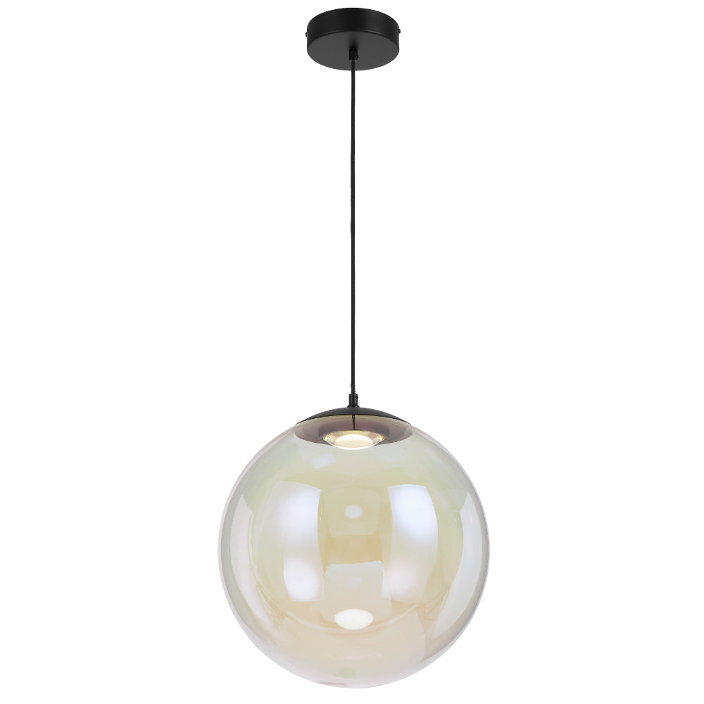Aurora 400mm LED Pendant 15W 3000K Black - AURORA PE40-RBW
