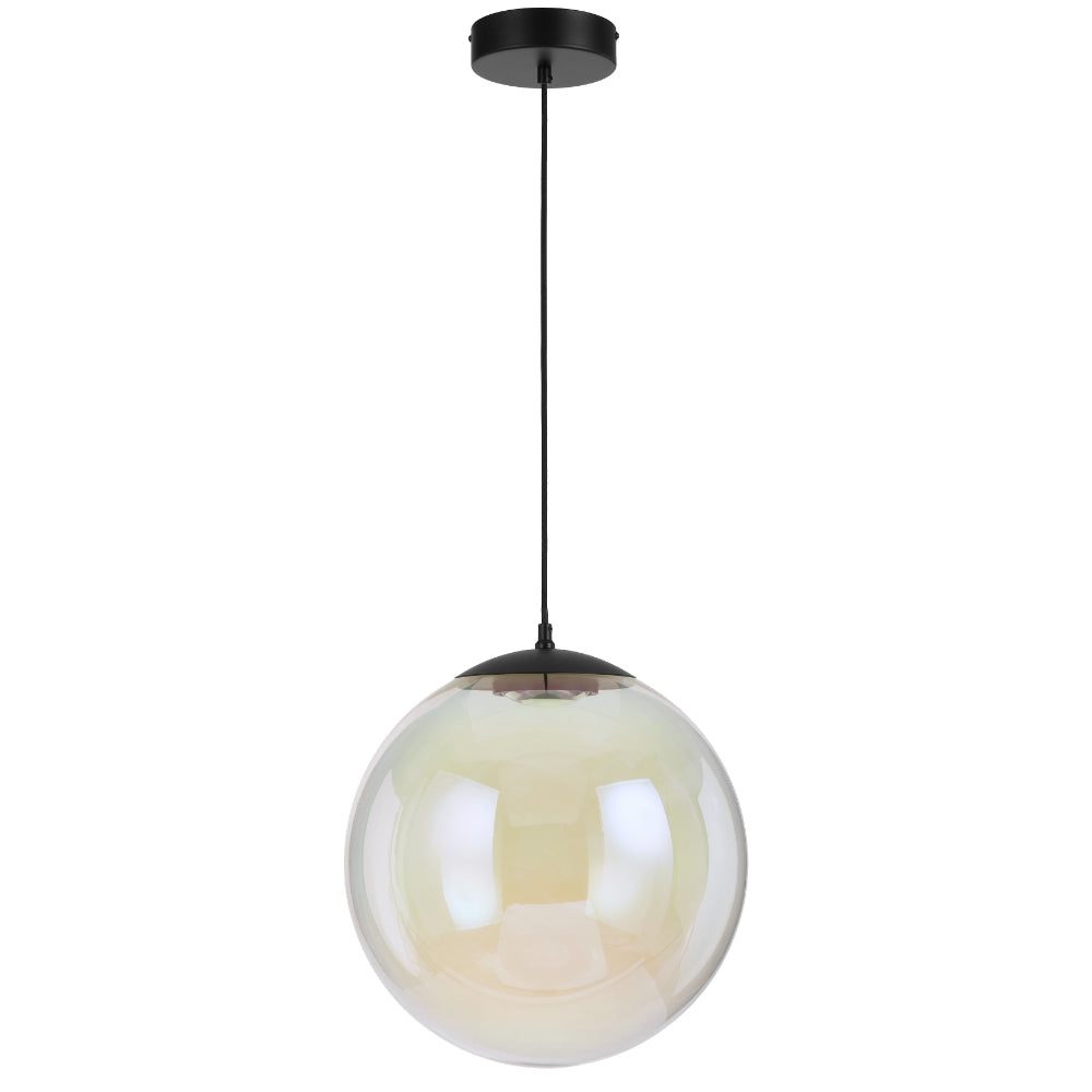 Aurora 400mm LED Pendant 15W 3000K Black - AURORA PE40-RBW