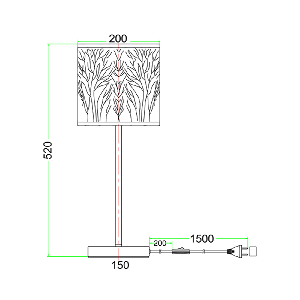 Buy Table Lamps Australia Autumn 1 Light Table Lamp Aged Bronze With Amber Lining - AUTUMN04TL