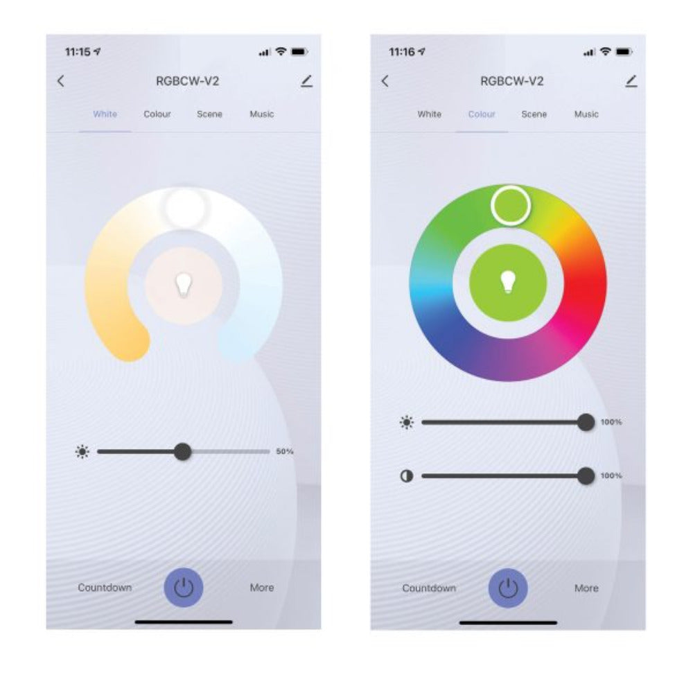 Buy Smart LED Globes Australia Smart LED Globe ES 240V 7W 2CCT - A-LED-73072