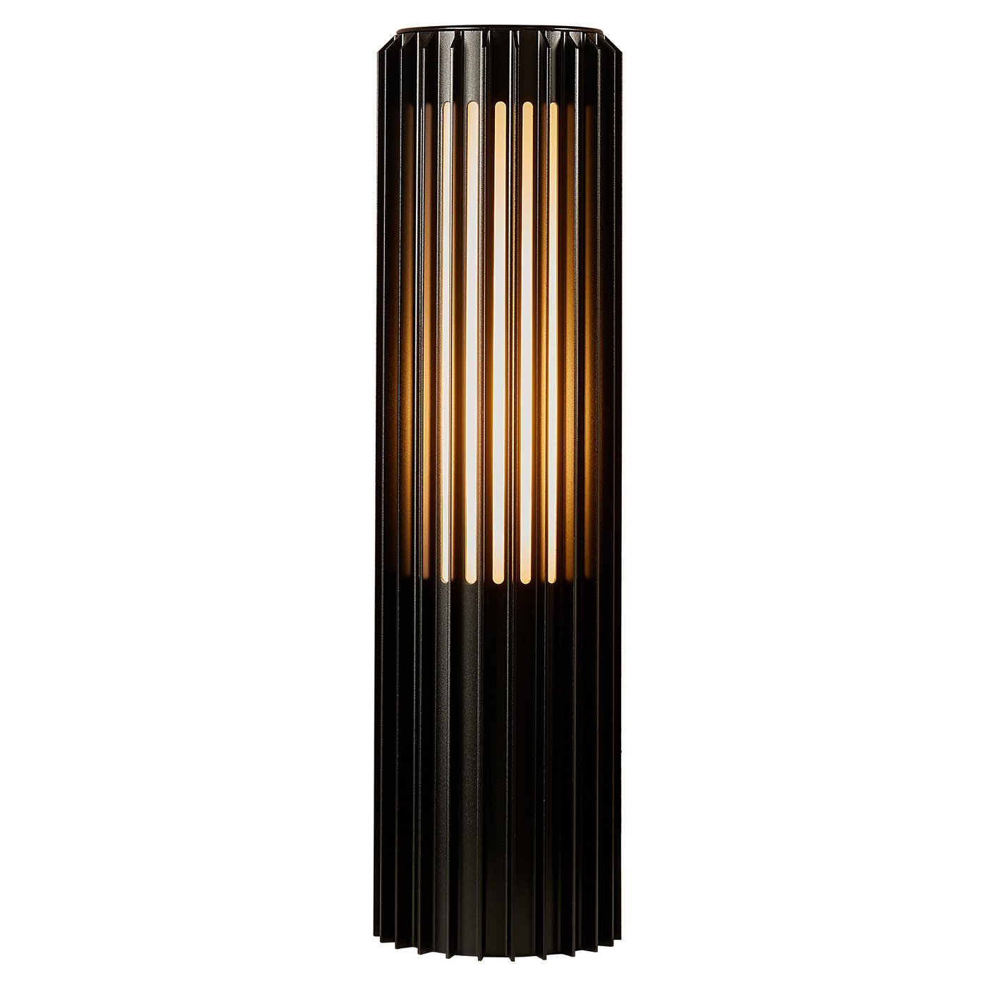 Aludra Small Aluminium Garden Bollard Light Seaside Black - 2118028203