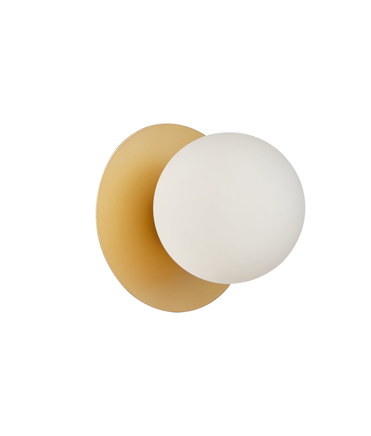 Balle Interior Round Base Wall Light Gold - BALLE1R
