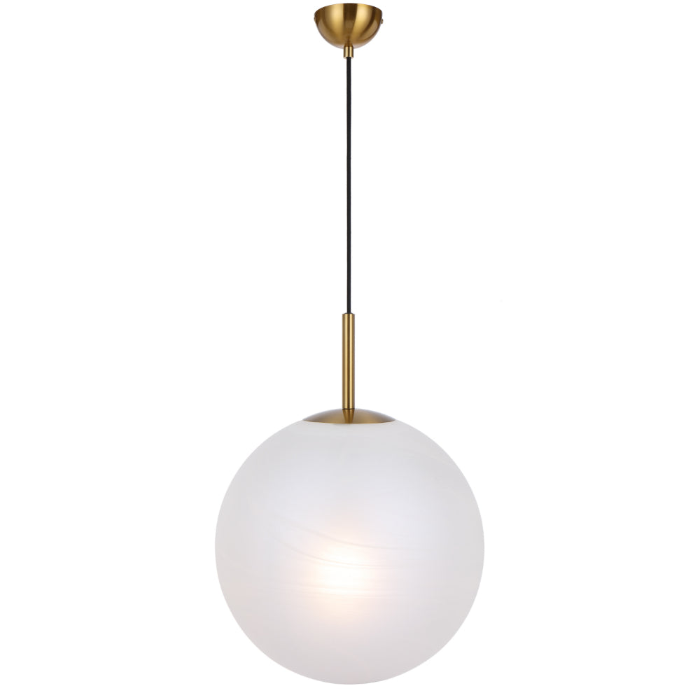 Bally Pendant Light W400mm Antique Gold Metal - BALLY PE16-AGMB