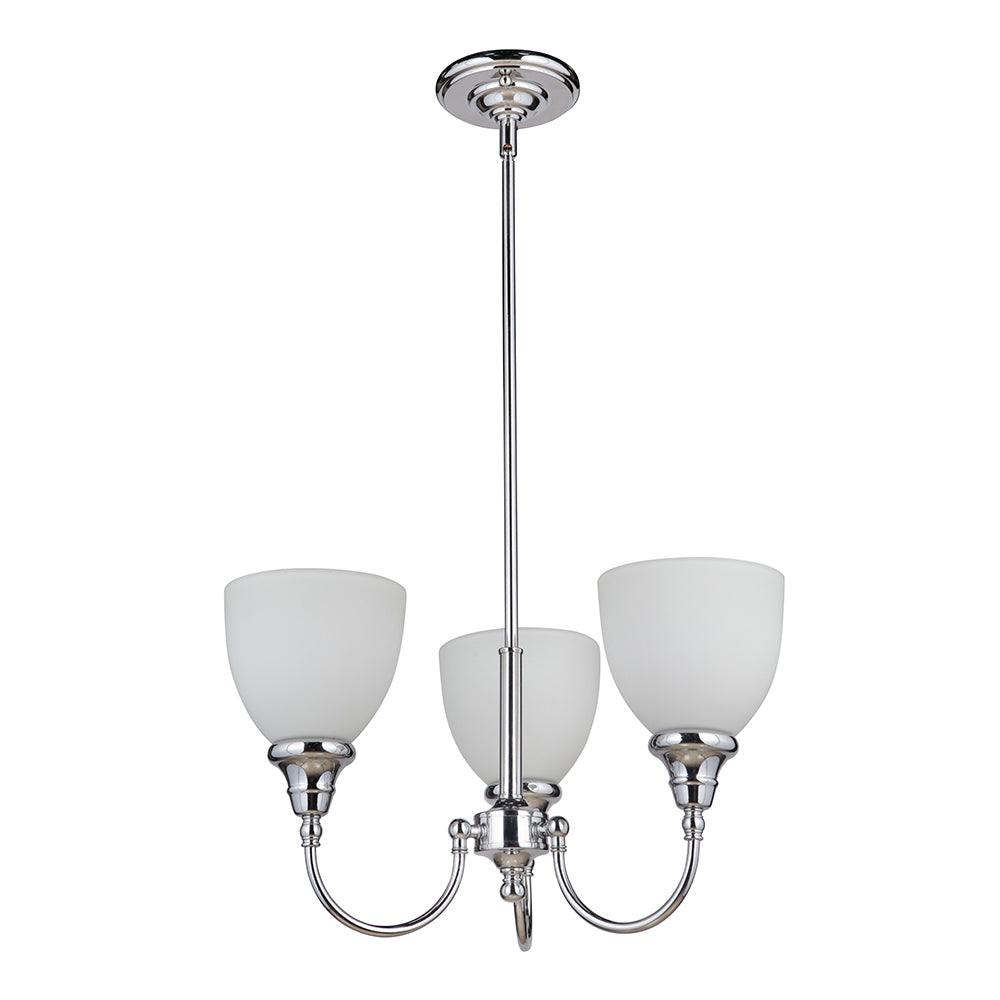 Benson Pendant 3 Lights Up Chrome Aluminium - 1001170